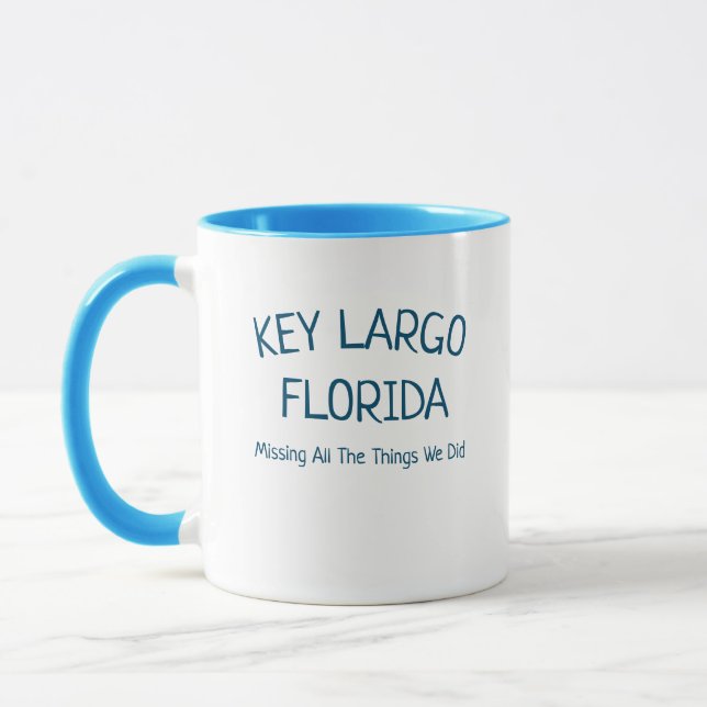 Clé Largo Floride café Mug (Gauche)