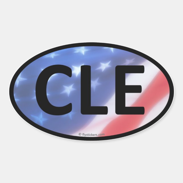 CLE Oval Aufkleber (Vorderseite)