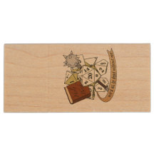 Clerc Dice Design Bois Flash Drive