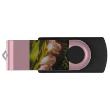 Lecteur flash USB Monarque jaune rose