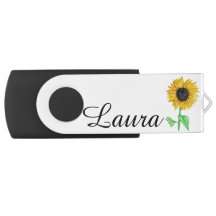 Tournesol aquarelle, floral