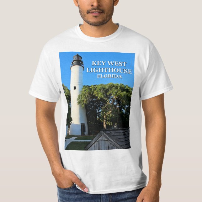 Clé West Lighthouse, Floride T-Shirt (Devant)