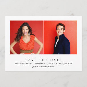 CLEAN 2 FOTO Speichern Sie die Datumskarten Save The Date