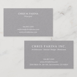 Clean Architect's Business Card Visitenkarte