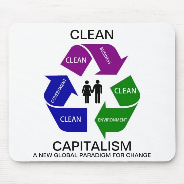 CLEAN CAPITALSM MOUSEPAD (Vorne)