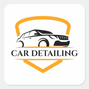 Clean Car Detailer Logo Aufkleber 