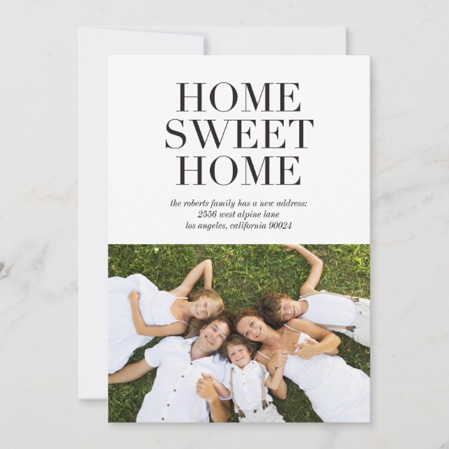 Clean Classic | Ankündigung der Moderne Foto (Vorderseite)