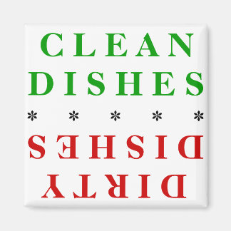 CLEAN/DIRTY GESCHIRRS DISHWASHER MAGNET