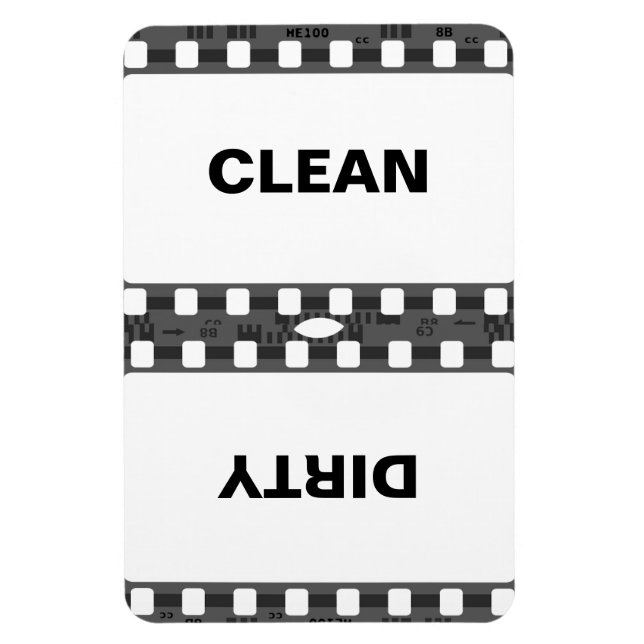 Clean Dirty Kühlschrank Magnet (Vertikal)