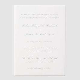 Clean Emerald Green Elegant Wedding