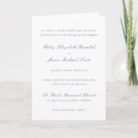 Clean Navy Blue QR Code Elegante Hochzeit