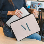 Clean Simple Pink Initial Name Typografy Script Laptopschutzhülle<br><div class="desc">Die Farben,  die in diesen Designs verwendet werden,  sind oft leicht und gedämpft,  um ihnen einen weichen,  raffinierten Look zu verleihen. Die mit Monogramm Designs bieten eine persönliche Touch,  die sowohl stilvoll als auch einzigartig ist.</div>