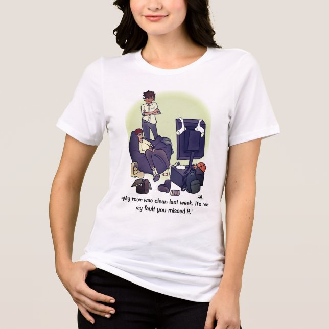 Clean Your Room Women's Tri-Blend Shirt (Vorderseite)