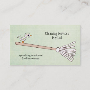 Cleaner Cleaner Service Business Visitenkarte