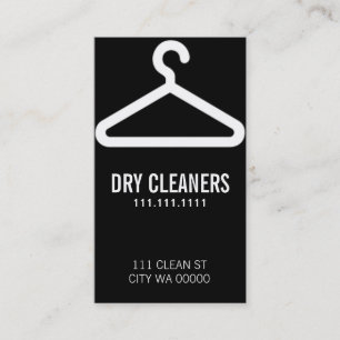 Cleaners Cleaners Vorlage für die Trockenreinigung Visitenkarte