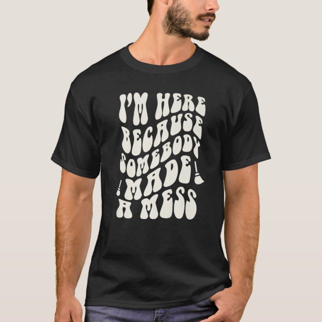 CLEANING Crew School Custodian Janitor Team Cleane T-Shirt (Vorderseite)