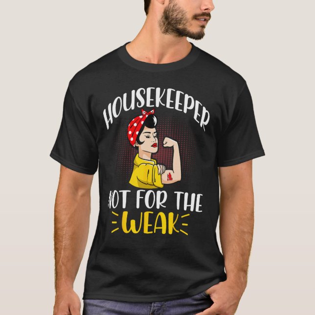 Cleaning Lady Housekeeping Housekeeper T-Shirt (Vorderseite)