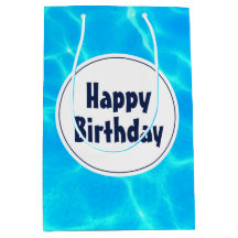 Clear Blue Pool Water Foto Geburtstag