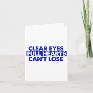 Clear Eyes Full Hearts können Premium nicht verlie Karte