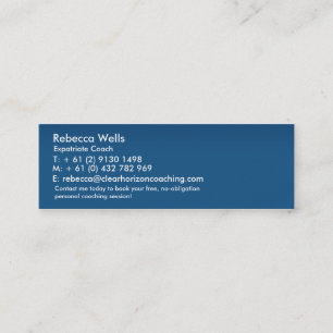 Clear_hORIZON_temp Mini Visitenkarte