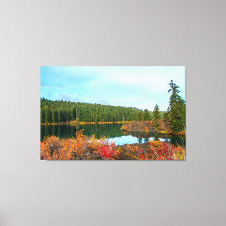 Clear Lake Oregon Herbst Gestohlene Canvas Print Leinwanddruck