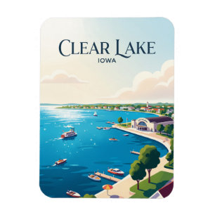 Clear Lake USA Magnet