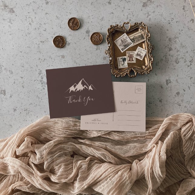 Clear Mountain Country Vielen Dank Postkarte (Von Creator hochgeladen)