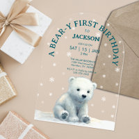 Clear Polar Bear Baby Erstgeburt