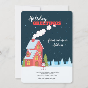 Clear Winter Night Open House Einladung