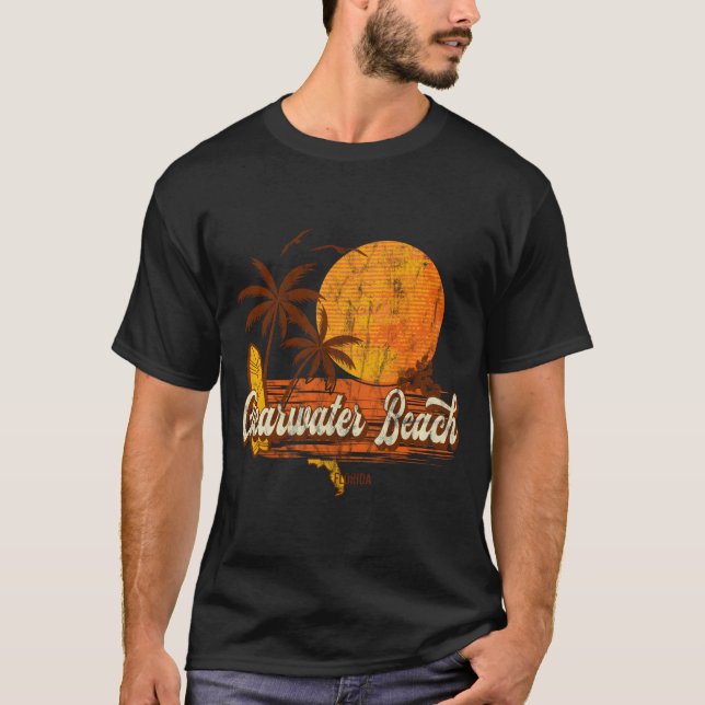 Clearwater Beach Florida Fl Beach T-Shirt (Vorderseite)