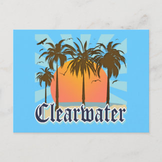 Clearwater Beach Florida FLA Postkarte
