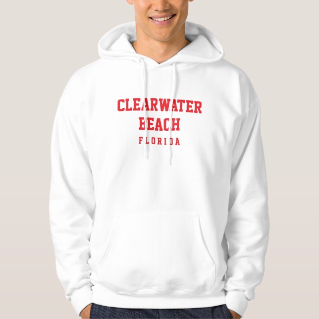 Clearwater Beach Florida Hoodie (Vorderseite)