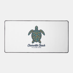 Clearwater Beach Florida Meeresschildkröte Vektor  Schreibtischunterlage