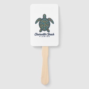Clearwater Beach Florida Meeresschildkröte Vektord Fächer
