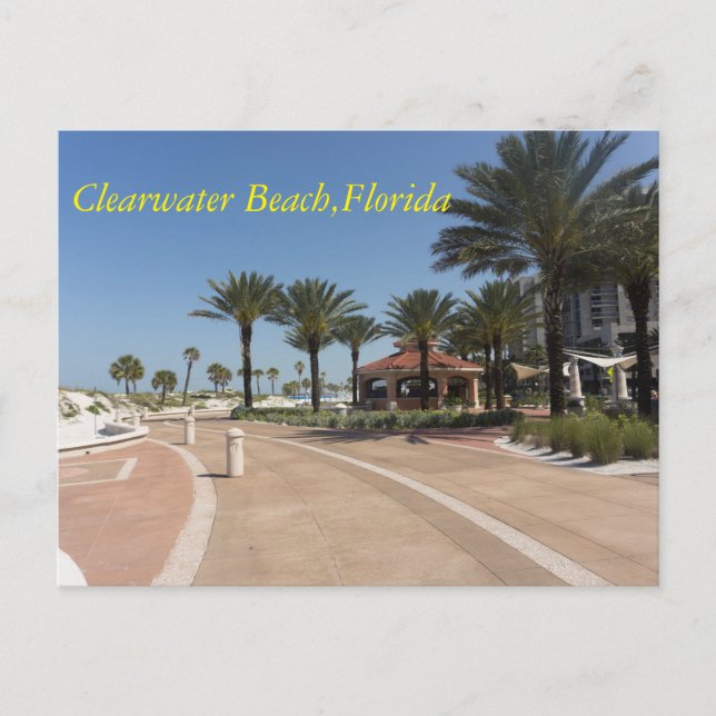 Clearwater Beach Florida Postkarte (Vorderseite)