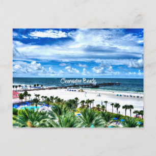 Clearwater Beach, Florida,  Postkarte