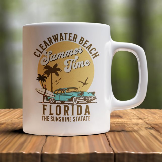 ClearWater Beach Florida Summer Time Kaffeetasse (Von Creator hochgeladen)
