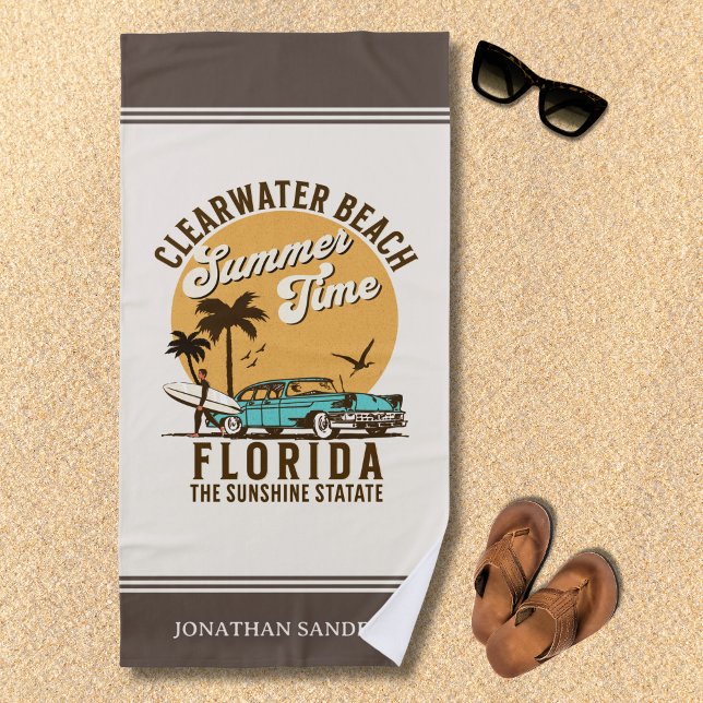 ClearWater Beach Florida Summer Time Strandtuch (Von Creator hochgeladen)
