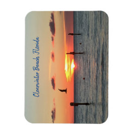 Clearwater Beach, Florida sunset magnet