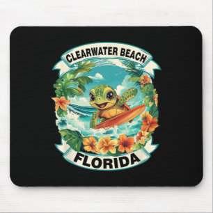 Clearwater Beach Florida Süße Meeresschildkröte Su Mousepad