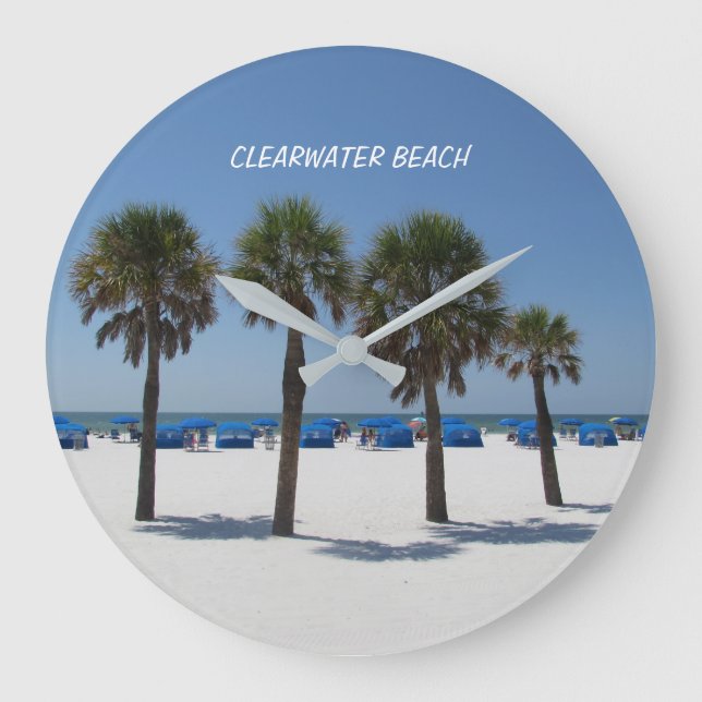 Clearwater Beach Florida Uhr (Vorderseite)