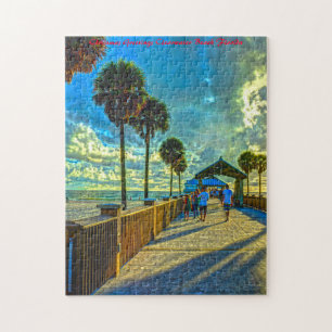 Clearwater Beach Florida. Weihnachtsgrüße