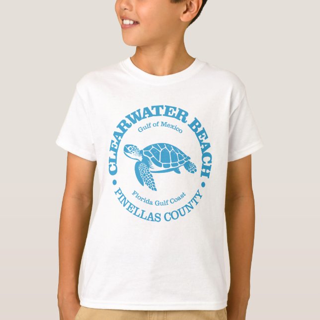 Clearwater Beach (Meeresschildkröte) T-Shirt (Vorderseite)