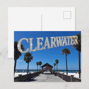 Clearwater Beach Nur Postkarte