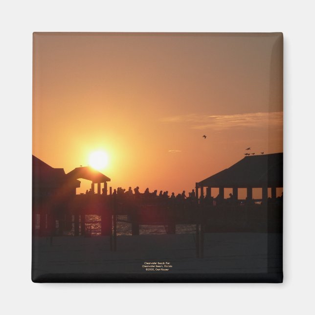 Clearwater Beach Pier Magnet (Vorne)