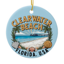 Clearwater Beach Retro Vignette
