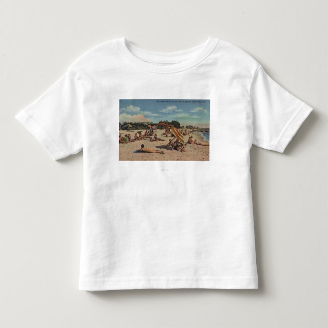 Clearwater, FL - Sunbathers auf Clearwater Strand Kleinkind T-shirt (Vorderseite)