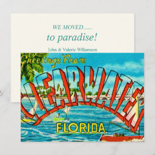 Clearwater FL Umzugsankündigung