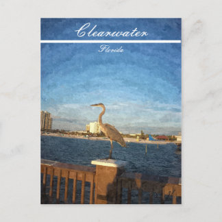 Clearwater Florida Beach Scene Postkarte
