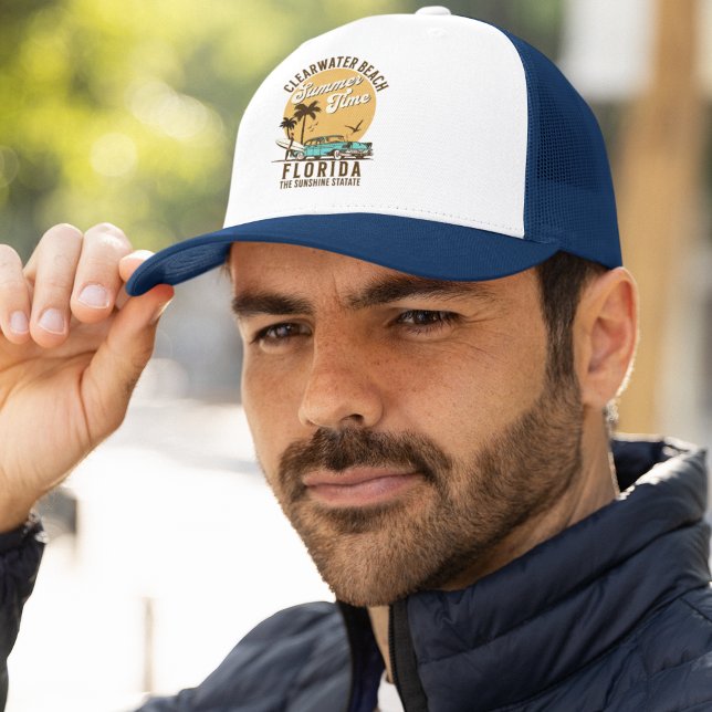 ClearWater Florida Beach Summer Truckerkappe (Von Creator hochgeladen)